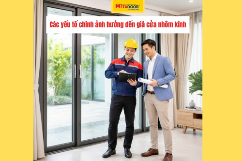 CÁC YẾU TỐ CHÍNH ẢNH HƯỞNG ĐẾN GIÁ CỬA NHÔM KÍNH